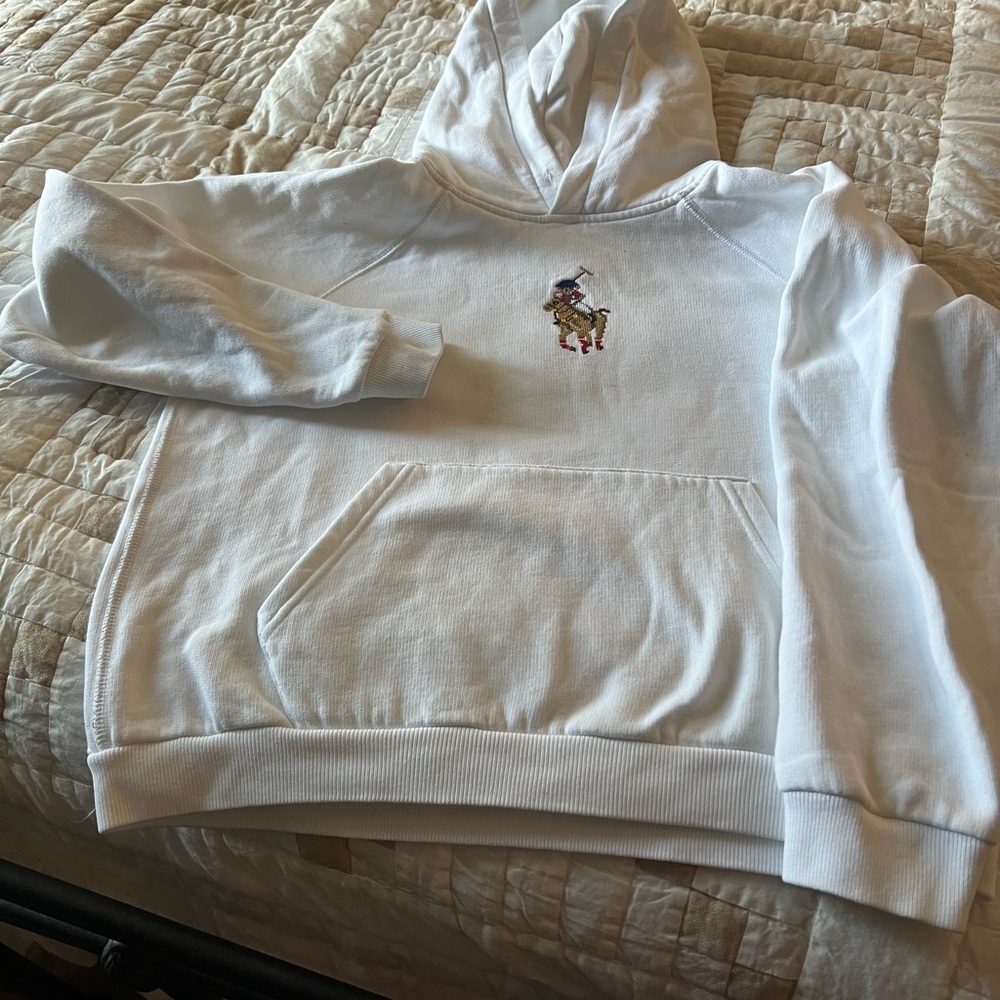 Polo by Ralph Lauren White Hoodie